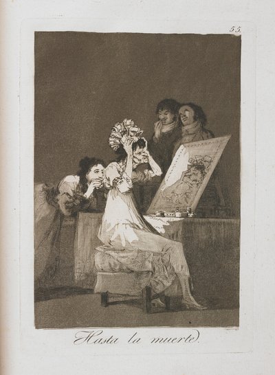 Plate from Los Caprichos by Francisco de Goya